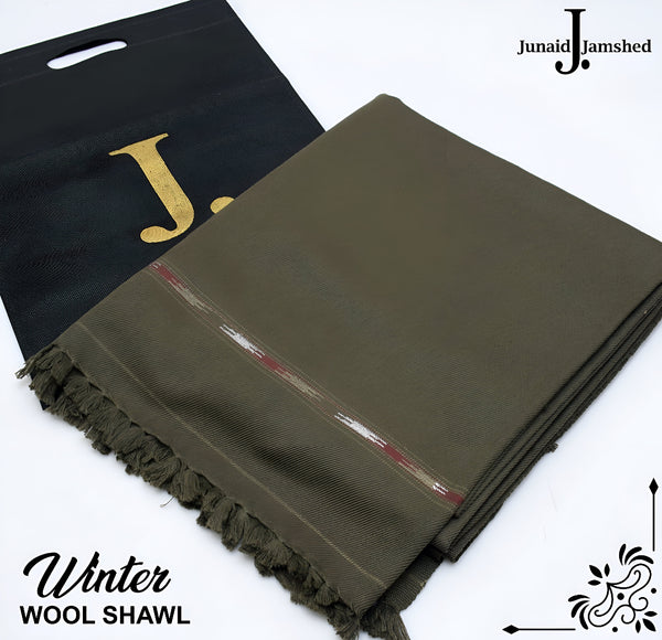 J. Gents Winter Wool Shawl | Green