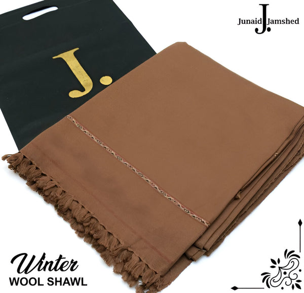 J. Gents Winter Wool Shawl | Brown
