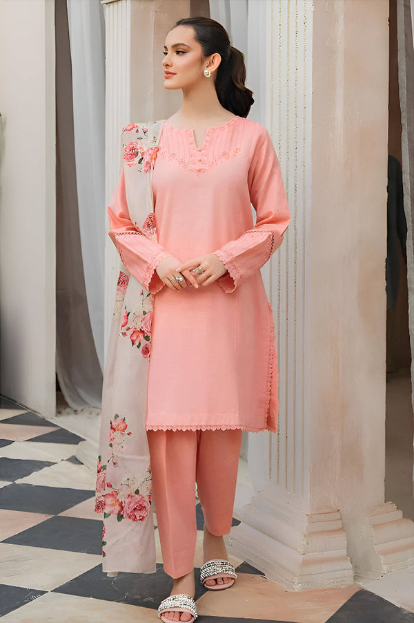 ASLING DHANAK 3PC EMBROIDERED | D # 103