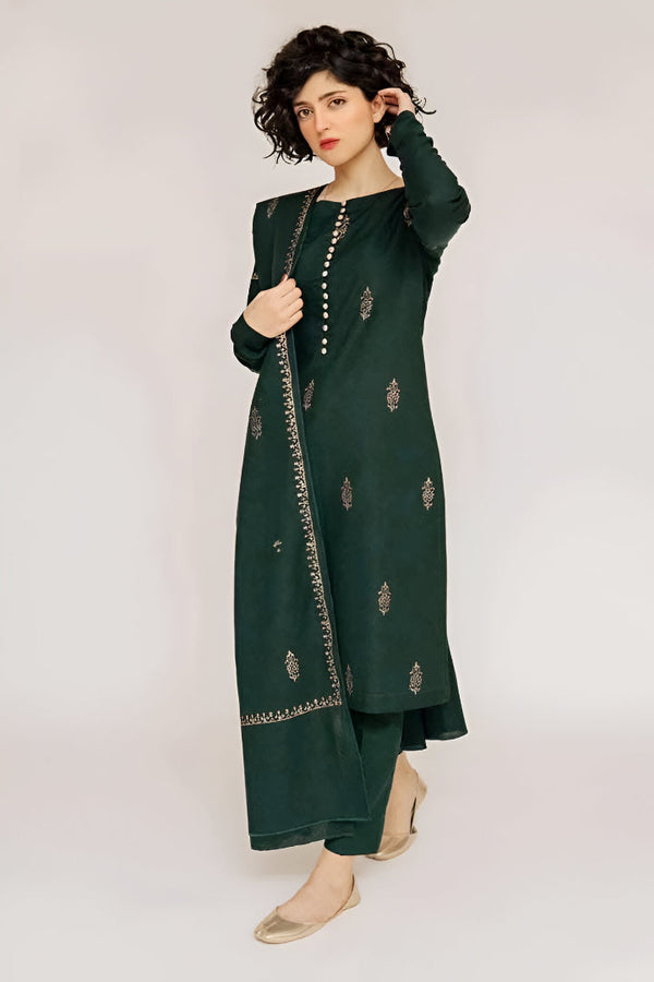 ASLING DHANAK 3PC EMBROIDERED | D # 212