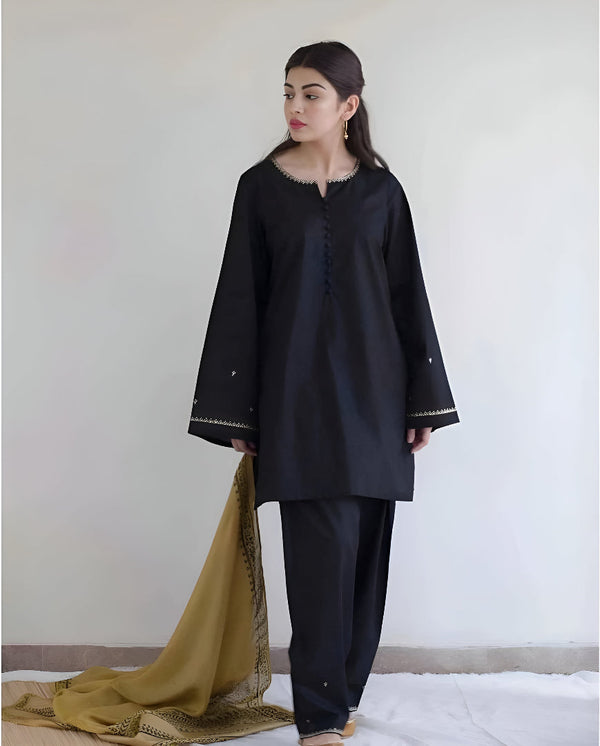 ASLING DHANAK 3PC EMBROIDERED | D # 171