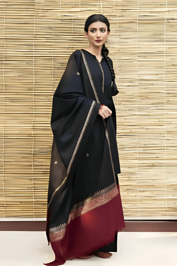 DYOT DHANAK 3PC EMBROIDERED | D # 217