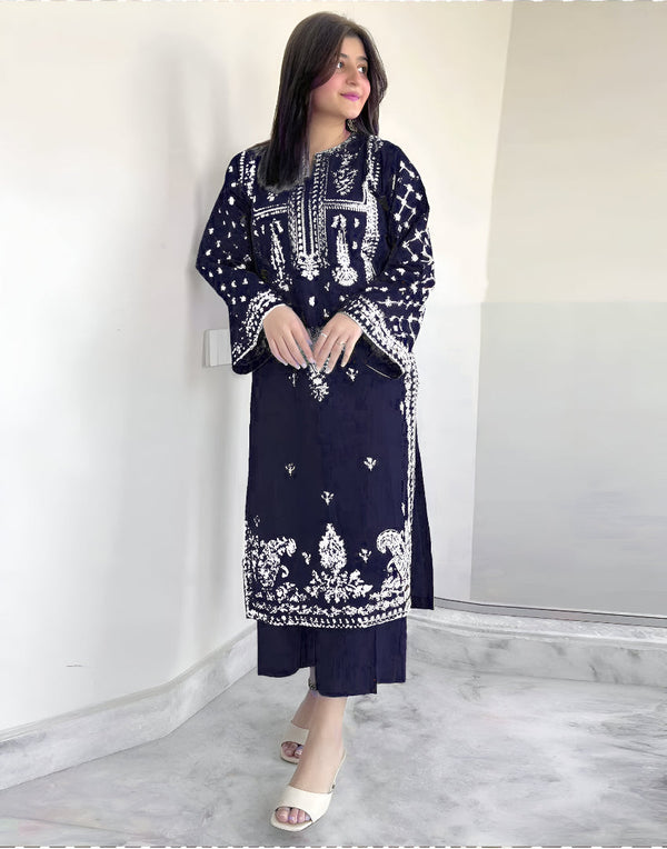 BAREEZE DHANAK 2PC EMBROIDERED | D # 110