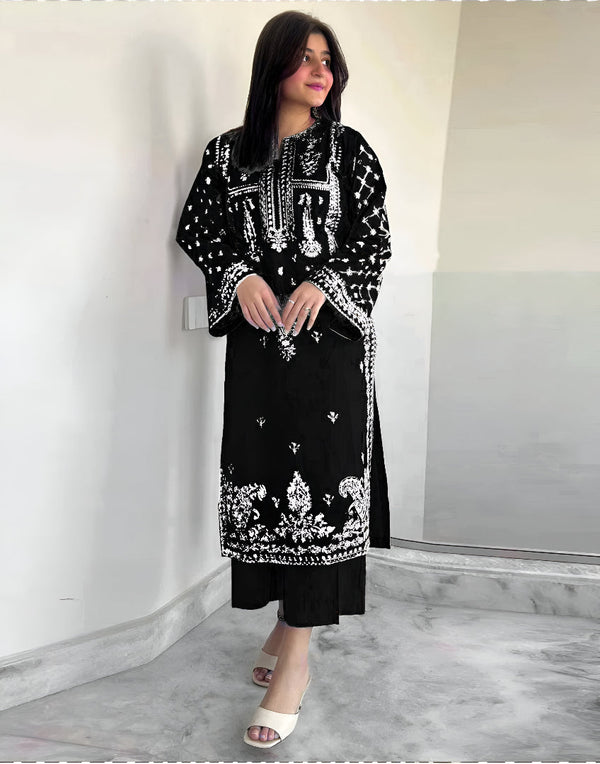 BAREEZE DHANAK 2PC EMBROIDERED | D # 109