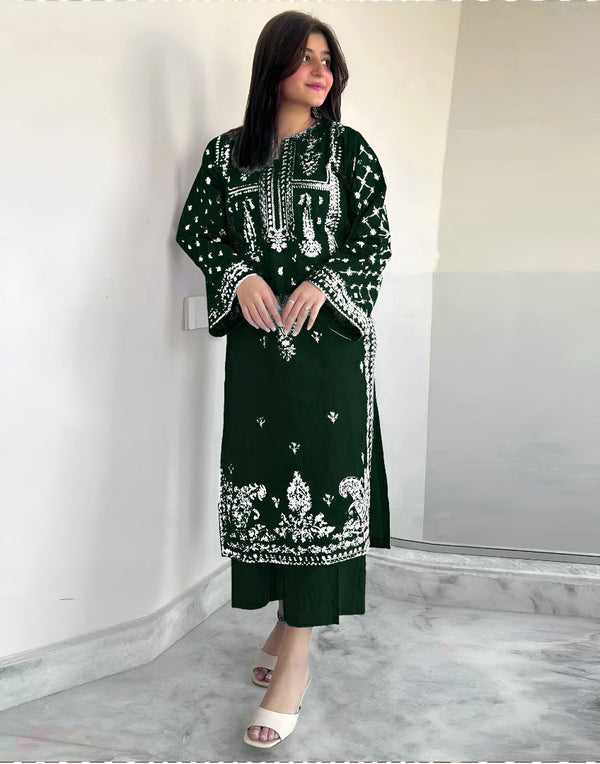 BAREEZE DHANAK 2PC EMBROIDERED | D # 185