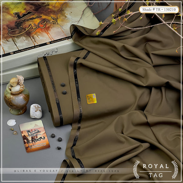 Libas-E-Yousaf Unstitched Wash'n Wear Fabric | ROYAL - TAG ( RT-0125 )