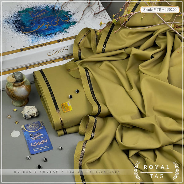 Libas-E-Yousaf Unstitched Wash'n Wear Fabric | ROYAL - TAG ( RT-0125 )
