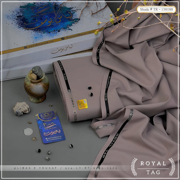 Libas-E-Yousaf Unstitched Wash'n Wear Fabric | ROYAL - TAG ( RT-0125 )