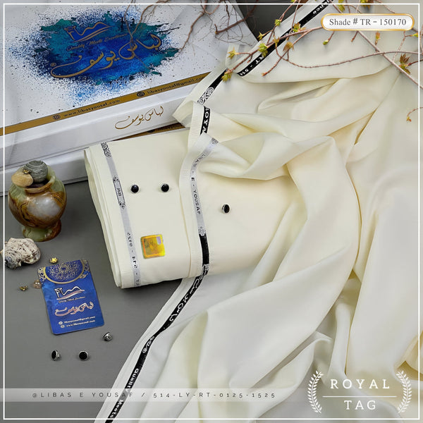 Libas-E-Yousaf Unstitched Wash'n Wear Fabric | ROYAL - TAG ( RT-0125 )