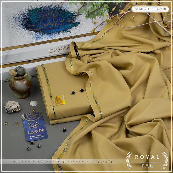 Libas-E-Yousaf Unstitched Wash'n Wear Fabric | ROYAL - TAG ( RT-0125 )