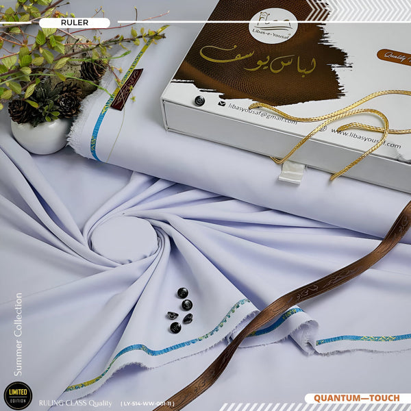 Libas-E-Yousaf Unstitched Wash'n Wear Fabric | ROYAL - TAG ( RT-0125 )