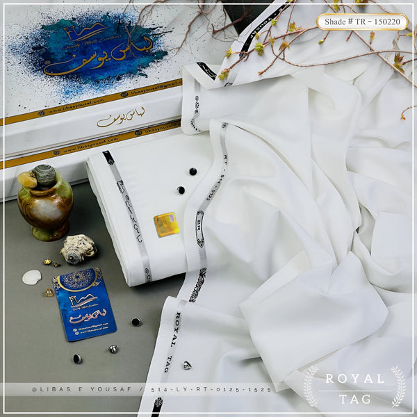 Libas-E-Yousaf Unstitched Wash'n Wear Fabric | ROYAL - TAG ( RT-0125 )