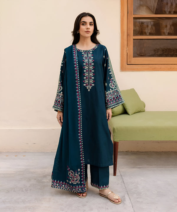ASLING DHANAK 3PC EMBROIDERED | D # 229