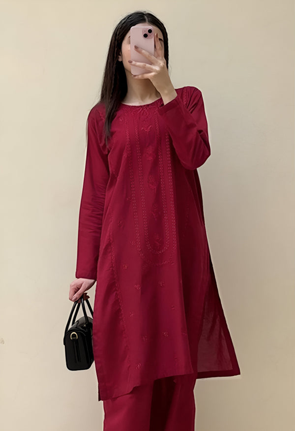 URGE DHANAK 2PC EMBROIDERED | D # 1020