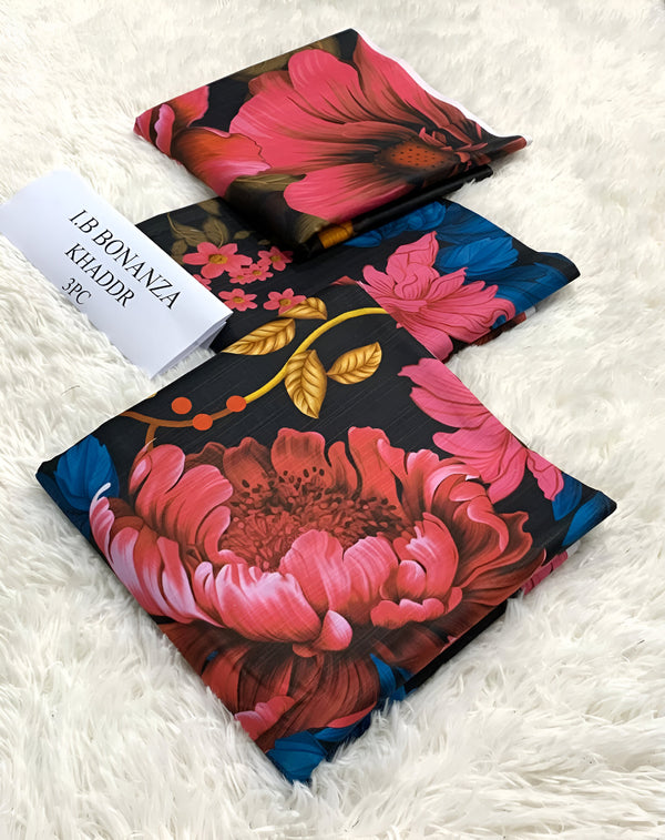 IB Bonanza Khaddar 3pc Unstitched | D # 409