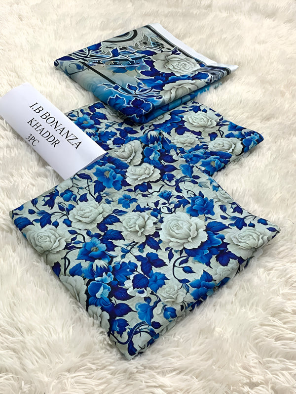 IB Bonanza Khaddar 3pc Unstitched | D # 414