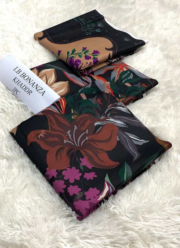 IB Bonanza Khaddar 3pc Unstitched | D # 417