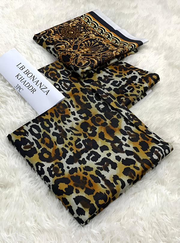 IB Bonanza Khaddar 3pc Unstitched | D # 418
