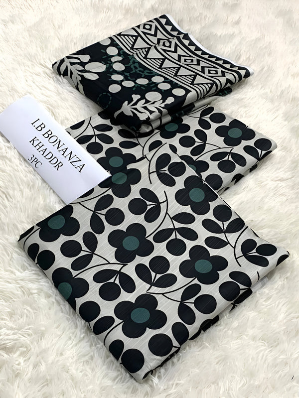 IB Bonanza Khaddar 3pc Unstitched | D # 419
