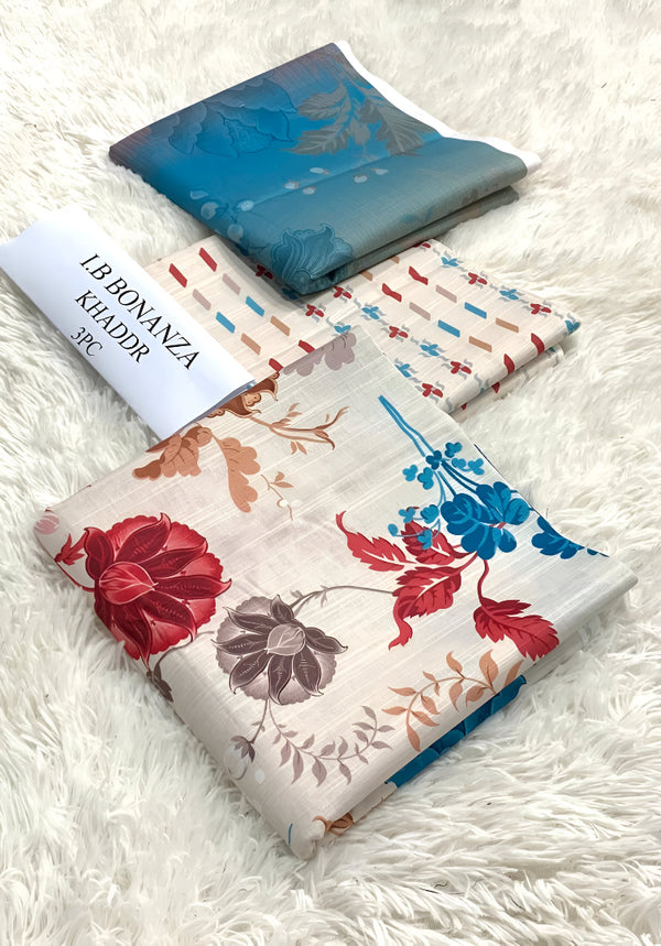 IB Bonanza Khaddar 3pc Unstitched | D # 420
