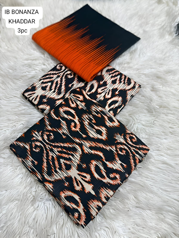 IB Bonanza Khaddar 3pc Unstitched | D # 424