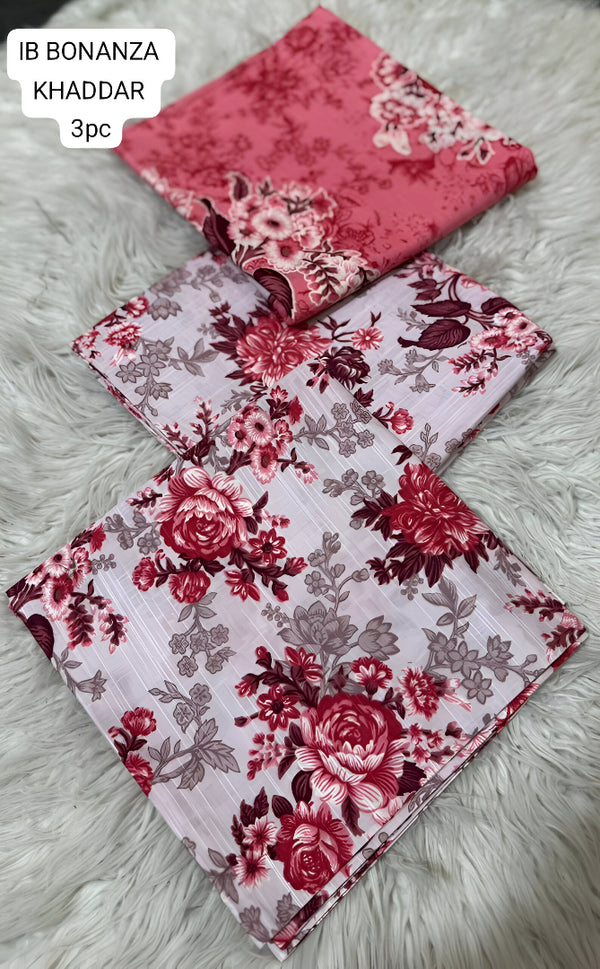 IB Bonanza Khaddar 3pc Unstitched | D # 425