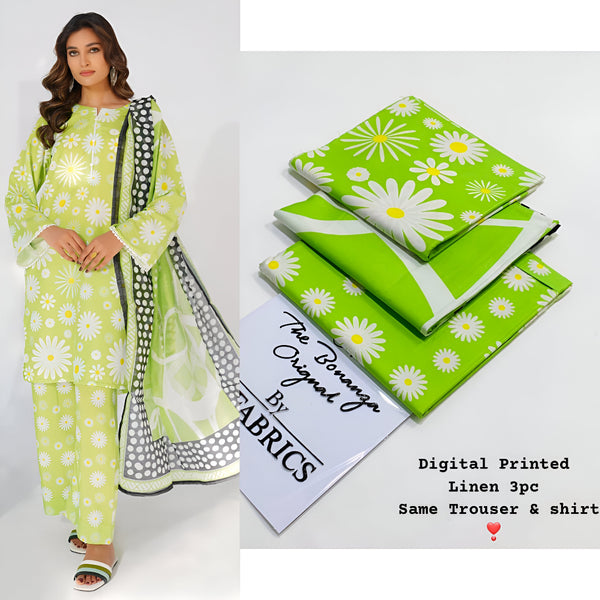 IB Bonanza | Binsaeed Linen 3pc | D # 4634