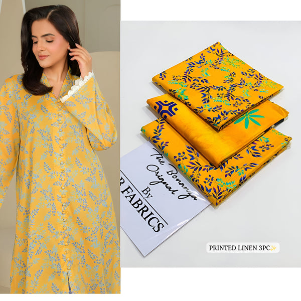 IB Bonanza | Binsaeed Linen 3pc | D # 4641