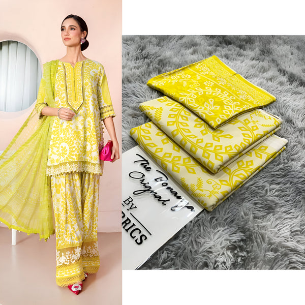 IB Bonanza | Binsaeed Linen 3pc | D # 4646
