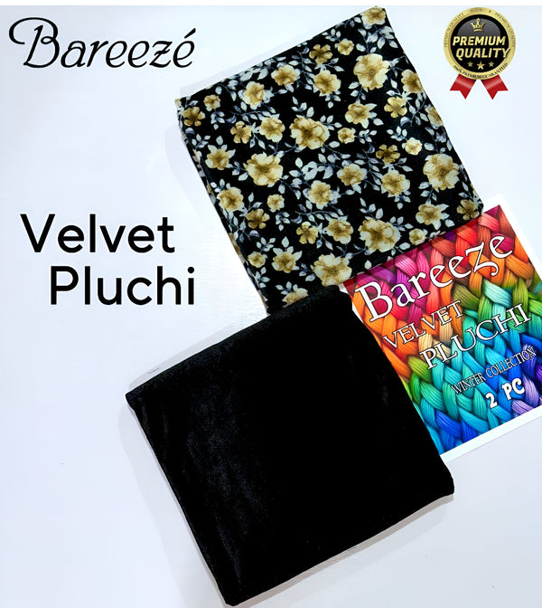 Winter Velvet Pluchi Bareeza 2pc